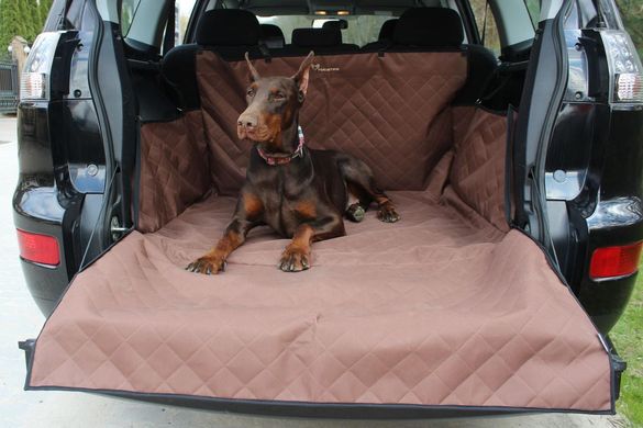 Автогамак для собак в багажник Elegant Brown 100х90х33см