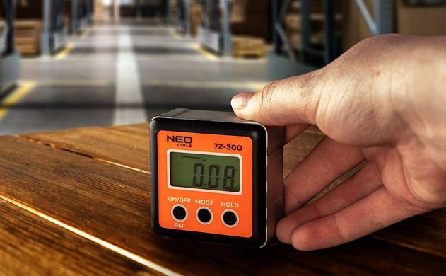 Neo Tools Кутомір цифровий, РК дисплей 72-300