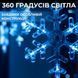 Гірлянда світлодіодна штора GarlandoPro сніжинка і зірка 12 фігур 3х1м гірлянда зірка Жовтий 1733063Y