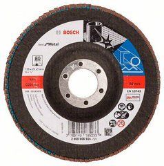 Пеленический шлифкруг Bosch Best for Metal, X571, 125&times;22,23 мм, К80 (2608606924)