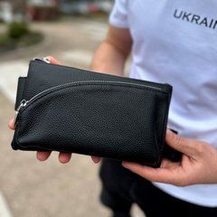 Поясна бананка унісекс 14х25х8, сумка конверт для телефону та документів TD-54928 чорна, Черный