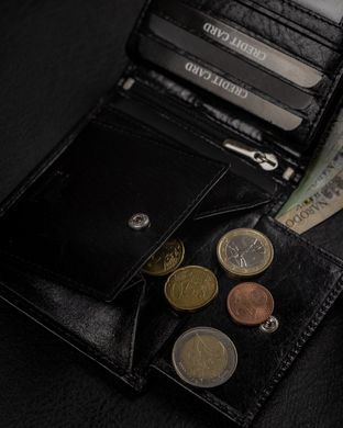 Портмоне чоловіче шкіряне Badura B-N01-MIL NERO