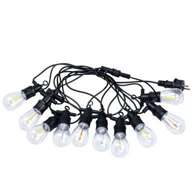 Гірлянда вулична у стилі ретро світлодіодна мультиколор S14 на 10 LED ламп завдовжки 5 метрів S14ML