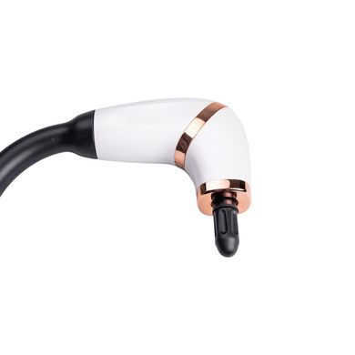 Перкуссионный ручной массажер аккумуляторный 17 Вт зарядка от USB до 3200 об/мин Белый HP-11-11W