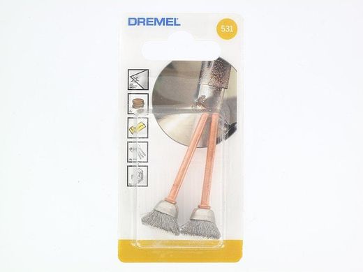Щітка Dremel з нержавіючої сталі 13 мм (531) (26150531JA)