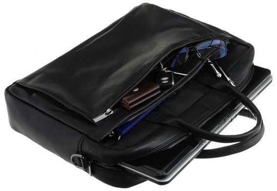Сумка для ноутбука мужская кожаная Rovicky R-2680-NDM-9547 Black