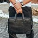 Чоловіча шкіряна сумка для ноутбука й документів Keizer K10832-black, Черный