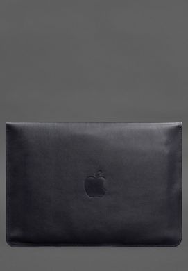 Кожаный чехол-конверт на магнитах для MacBook Air 15 (2023) Темно-синий