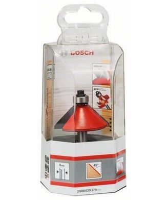 Фреза фасическая Bosch 8 мм, 15,65&times;44&times;18,5&times;61 мм 45 (2608629379)