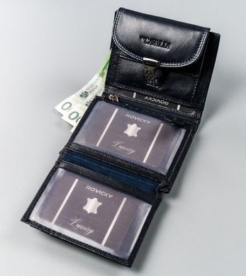 Кошелек женский кожаный 4U CAVALDI RD-19-GCL-6405 синий