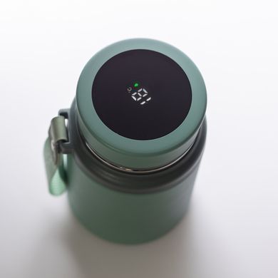 Термос Fashion с датчиком температуры 700 мл Оливковый HP-14-20GR