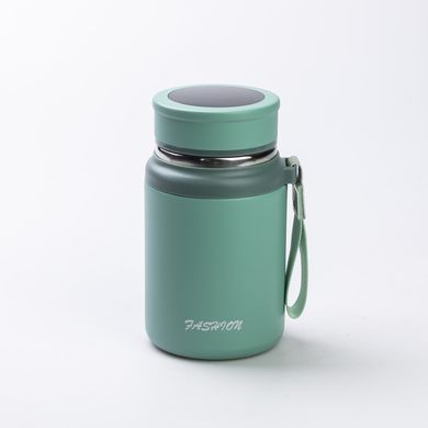 Термос Fashion с датчиком температуры 700 мл Оливковый HP-14-20GR