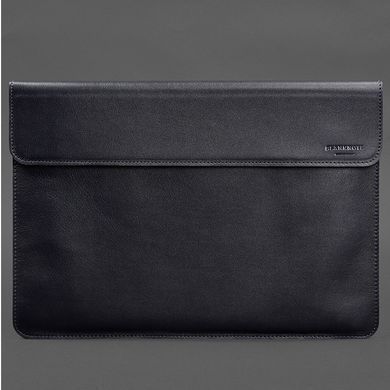 Кожаный чехол-конверт на магнитах для MacBook Air 15 (2023) Темно-синий