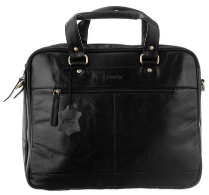 Сумка для ноутбука чоловіча шкіряна Rovicky 801-15-CCVT Black