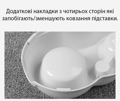 Годівниця та напувалка автоматична для котів та собак миска 2в1 YY20729 сіра