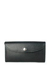 Шкіряний гаманець Smart Wallet чорний Саф'яно, Натуральна шкіра