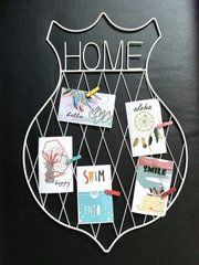 Настенный органайзер Мудборд (moodboard) доска визуализации и планирования, Home 56*39 см, белый