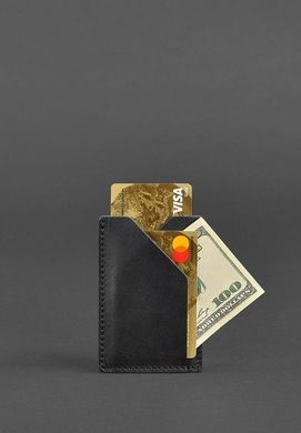 Кожаный кард кейс 8.0 черный