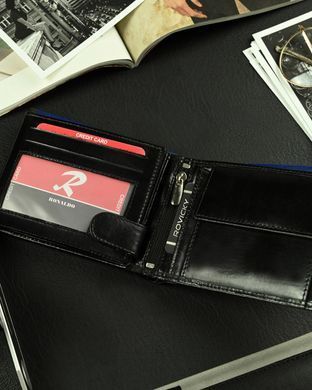 Кошелек мужской кожаный RONALDO N992-VT-0267 черный