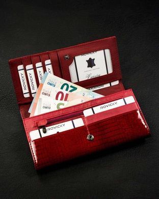 Гаманець жіночий шкіряний 4U CAVALDI H27-3-RS9-BL-2489 червоний