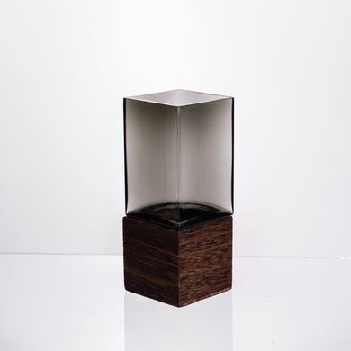 Ваза для цветов квадратная стеклянная 8&times;8&times;20 (см) декоративна HP-19-160-1