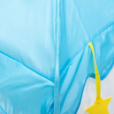 Дитячий ігровий намет будиночок 125&times;100&times;120 см намет будиночок для дітей Блакитний HP-S-1NDBL