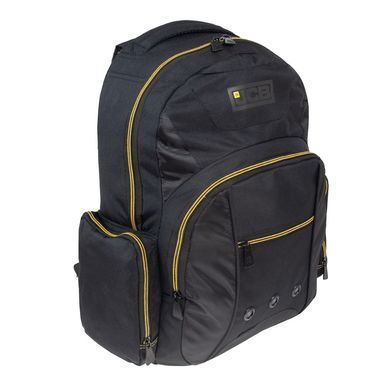 Рюкзак текстильный JCB BP17 (Black/Yellow) черный
