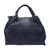 Жіноча шкіряна сумка Italian fabric bags 2596 dark blue
