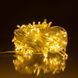 Новогодняя гирлянда комнатная нить 10 м 120 LED комнатная гирлянда белый провод Желтый свет W120LED10MWY