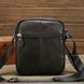 Мужская кожаная сумка планшет 18х21х7, барсетка через плечо Tiding Bag LA3314-1BL черная