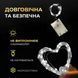 Гірлянда роса 10 метрів крапля на батарейках на 100 led білий дріт біла 100L10MWW