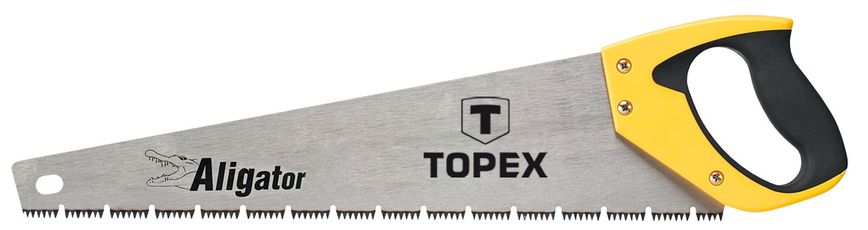 Topex 10A446 Пилка для дерева, 450 мм, "Aligator", 7TPI