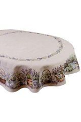 Овальна гобеленова скатертина на стіл Provence 160х250 см, 95х100 см, 250, Пасха