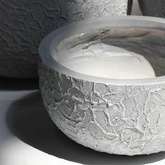 Кашпо Engard Порту сіре 30x30x16.5 см (GA91-1), серый