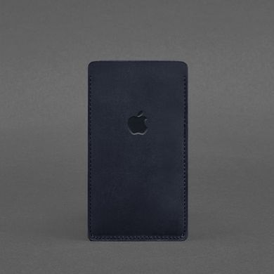 Кожаный чехол для iPhone 11 Синий Crazy Horse