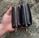 Ключниця з натуральної шкіри, Черный
