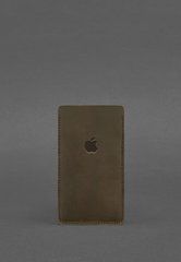 Шкіряний чохол для iPhone 11 Темно-коричневий Crazy Horse