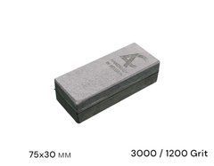 Камінь точильний (BBW Pyrenees) 75мм*30мм, 3000/1200 Grit, гранатовий сланець та кварц (849AC), серый