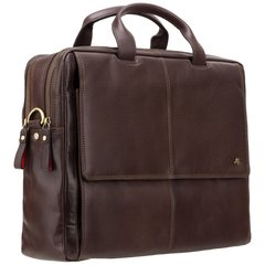 Мужская кожаная сумка для ноутбука Visconti ANDERSON ML24_brn