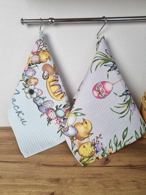 Пасхальное вафельное полотенце Вкусной пасхи 46х60см