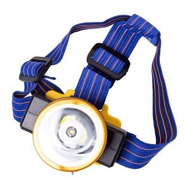 Налобный фонарь аккумуляторный 7х7х5 см LED 3 режима работы HP-JG-2