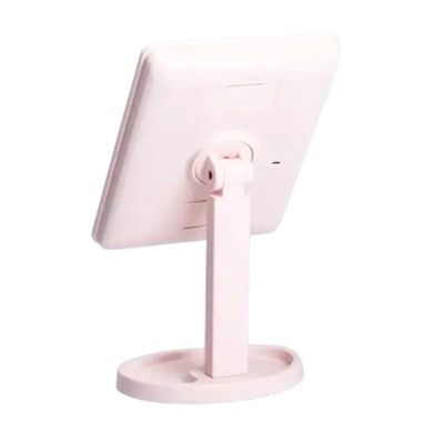 Зеркало косметическое 21х16 см 16 LED Черное HP-10-3AP