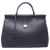 Жіноча шкіряна сумка Italian fabric bags 0014 black