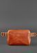 Кожаная поясная сумка Dropbag Mini светло-коричневая