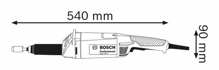 Прямая шлифмашина Bosch GGS 18 H Professional (0601209200)