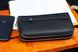 Чорний функціональний чоловічий гаманець-барсетка з натуральної шкіри ST Leather ST127, Черный
