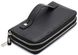 Чорний функціональний чоловічий гаманець-барсетка з натуральної шкіри ST Leather ST127, Черный