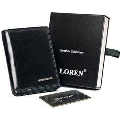 Кошелек мужской кожаный LOREN FRM-70-01Z черный
