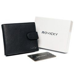 Гаманець чоловічий шкіряний Rovicky N992L-PZ-CCR-RFID-2562 Чорний