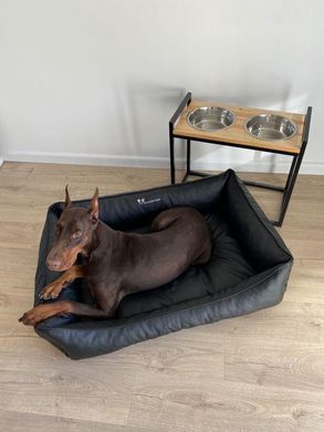 Лежак для Собак Sweet Dreams Black XL - 100х70х28см